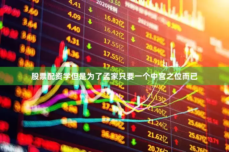 股票配资学但是为了孟家只要一个中宫之位而已